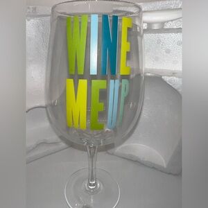 Extra Large Wine Glass ft “Wine me Up”, NWT, 27oz